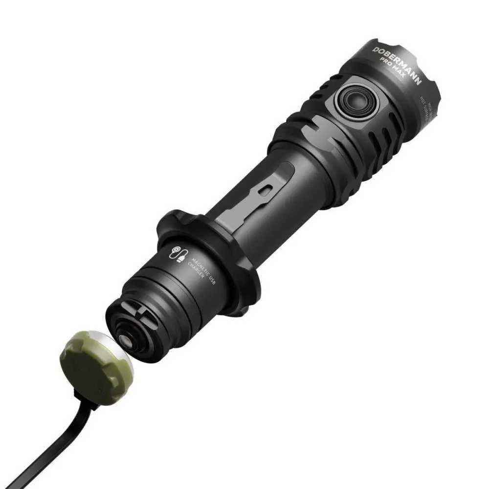 Armytek Dobermann Pro Max Magnet USB Tactical Flashlight Set 2025 New 6500K Cold Light Torch Light Sets C251122