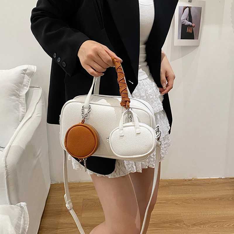 Retro Boston Mother-In-Law Bag for Women 2025 New Autum Single Shoulder Crossbody Bag High-Quality Handbag Armpit BagT251122