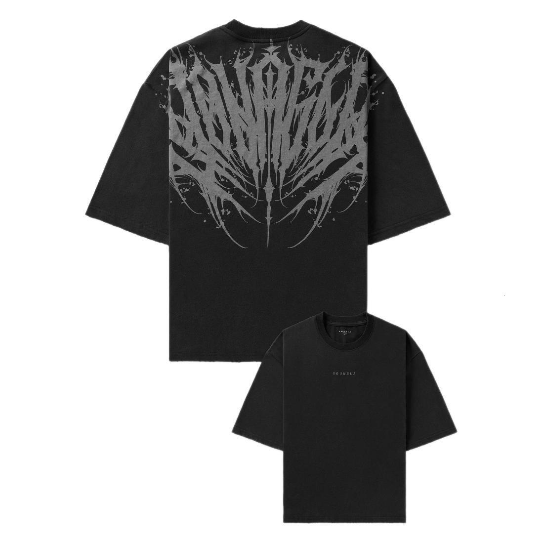 Designer t shirt Men Fashion YOUNG LA American style new for summer men s casual loose fashion brand printed cotton short sleeved sports T shirt
