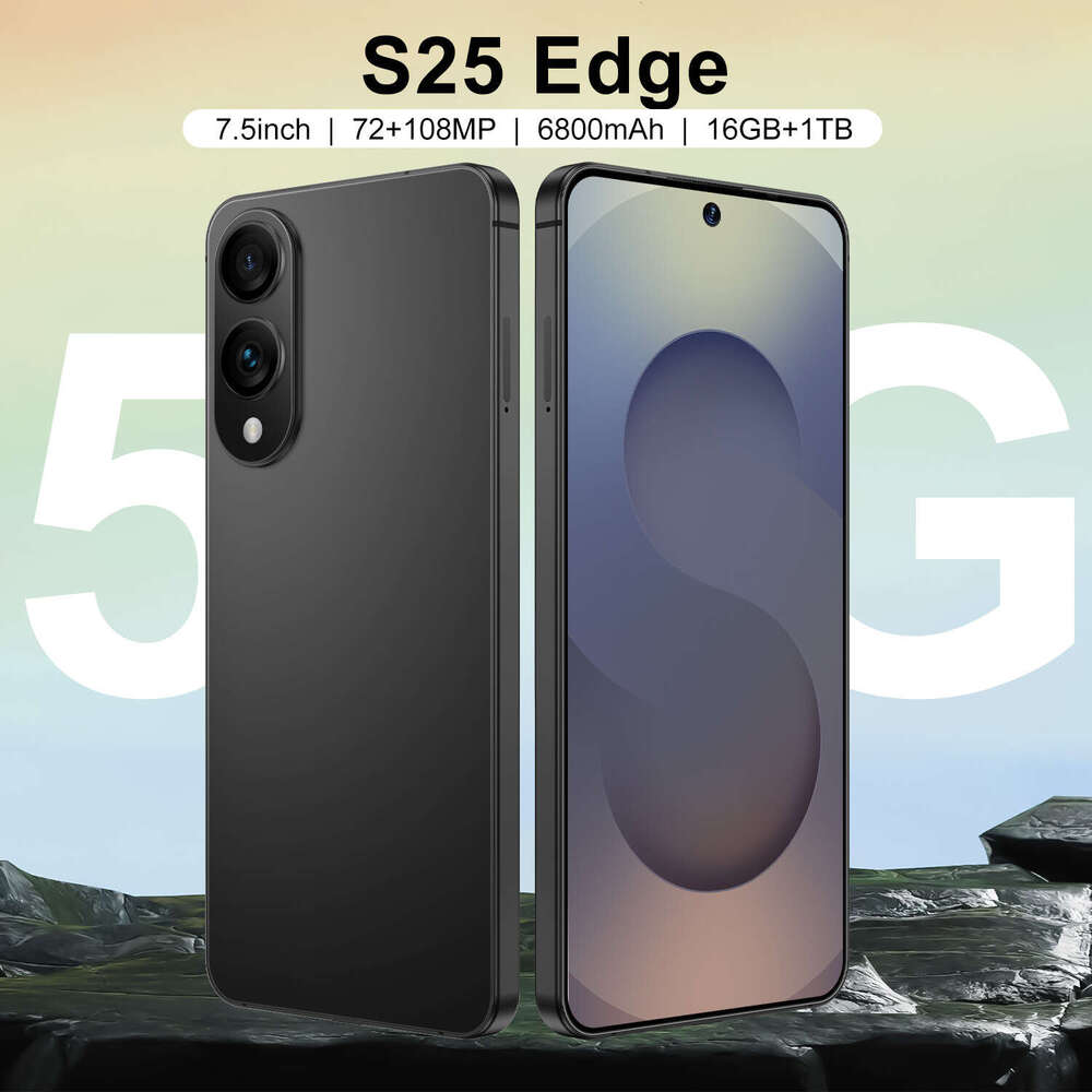 S25 Edge Mobile Phone16GB+1TB Large Screen 7.5Inch Android 14 6800mAh 72MP+108MP New Hot-Selling High-End Smartphone