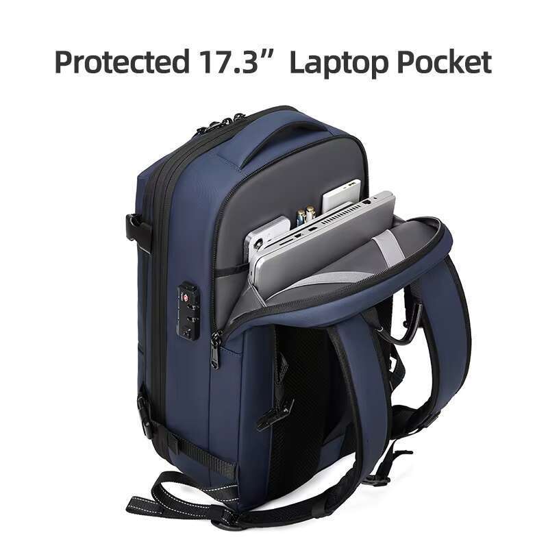 60L Capacity Vacuum Suitable For Travel Expandable Backpack With Dry And Wet Compartments