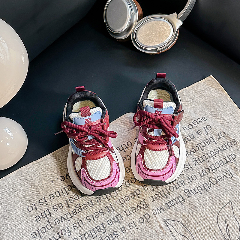 Kids Toddler Chunky Children Boys Girls Non-Slip Lightweight Sports Casual Shoes Hot Sell Unisex Running Sneakers Sizes 27 - 37 K1243 XJ260303