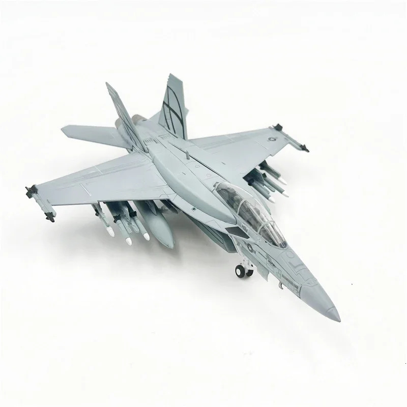 1/100 Scale Model Toys F18 F-18 Supper F/A-18 Hornet Strike Fighter USAF Aircraft Diecast Metal Plane Model Toy 250421