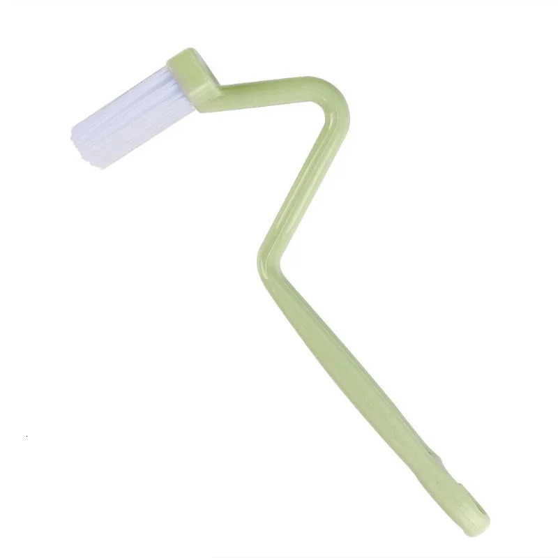 Toilet cleaning brush Sshaped portable WC washer curved side handle angle 250422