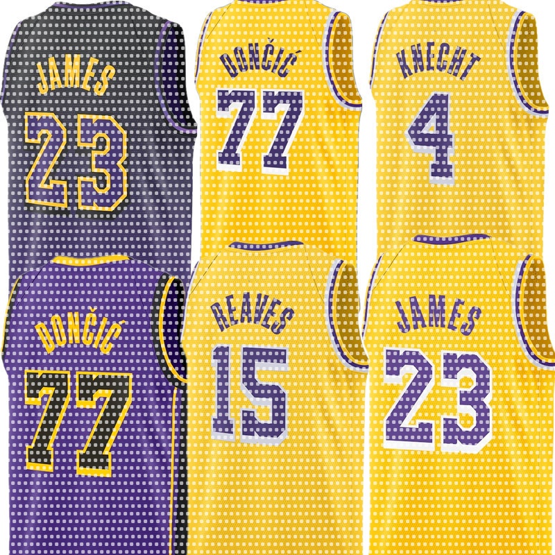 Laker Jersey Basketball Bryant James Doncic Austin Reaves Rui Hachimura Dalton Knecht Jaxson Hayes Goodwin Shake Milton Dorian Finney-Smith Jarred Vanderbilt