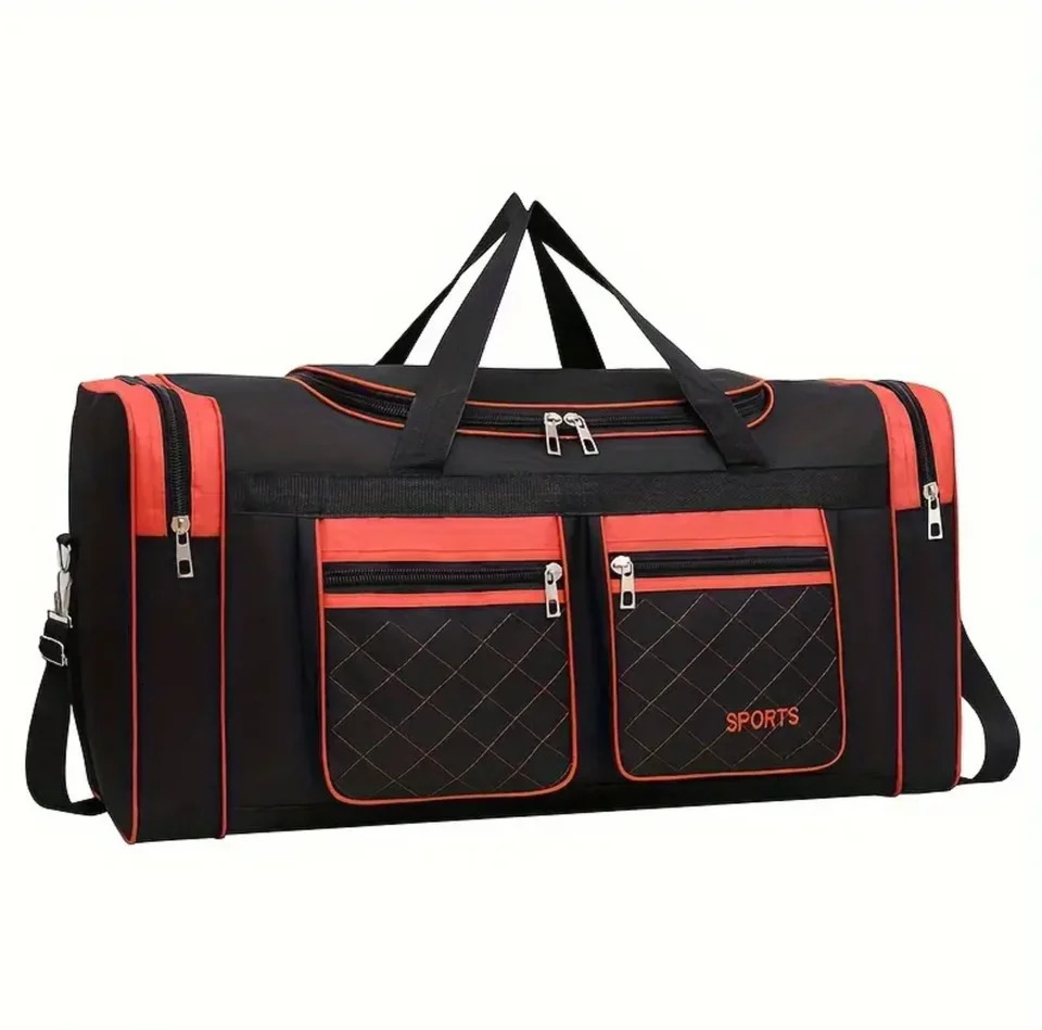 Large Capacity Handbag Mens Luggage Bag Multiple Pocket Travel Bag Clothes Storage Bag 250417