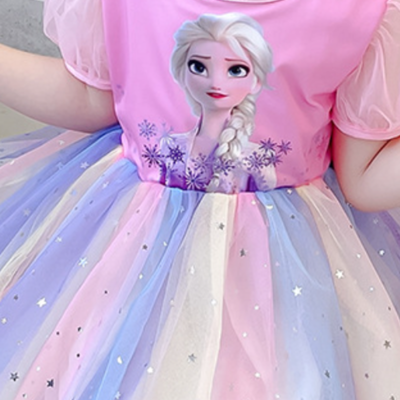 DISNEY Frozen Elsa Princess Baby clothes kids designer clothes baby girls spring and summer children's clothes children's vest dresses baby 