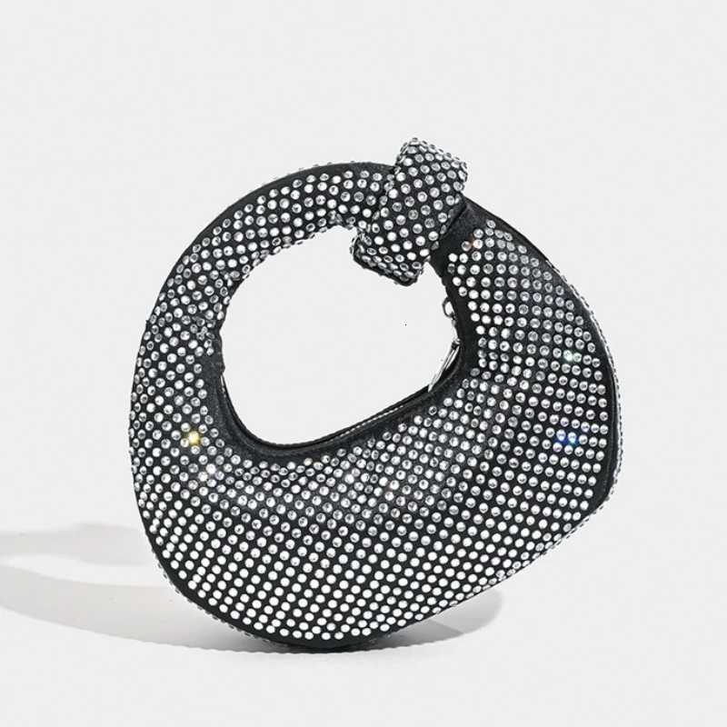 2025 Luxury New Elegant Clutch Purse Luxury Rhinestone Party Mini Bag Handbag Purse for Women Sparkling Diamond Banquet Bags K251121