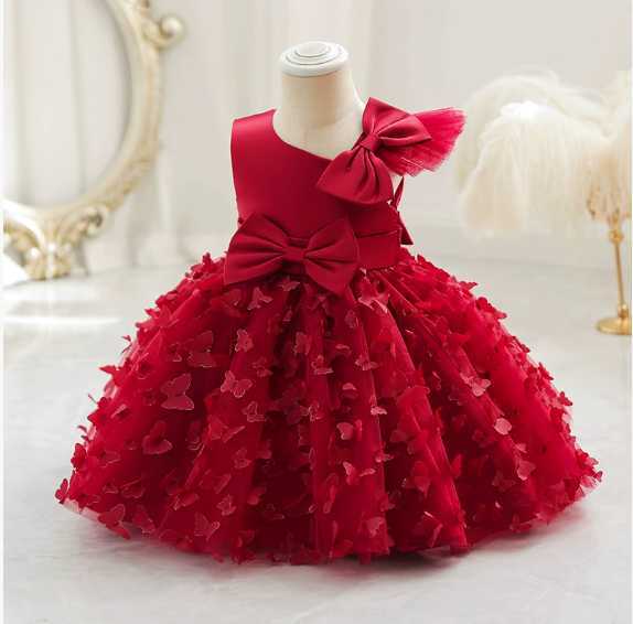 Girl's Dresses CGirls' princess dress, tulle children's dress, 2025 new style girls' middle school puffy dress, birthday and first