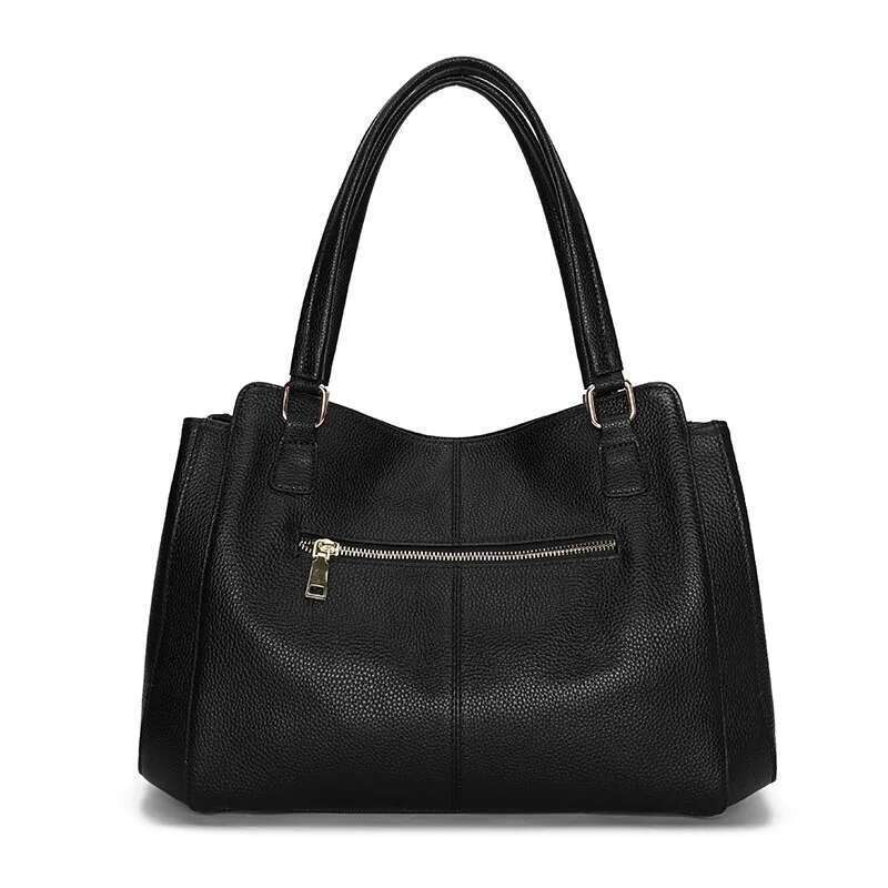 The First Layer Of Cow Middle Aged Mother Portable Soft Leather One Shoulder Women S Bag Large C Bag