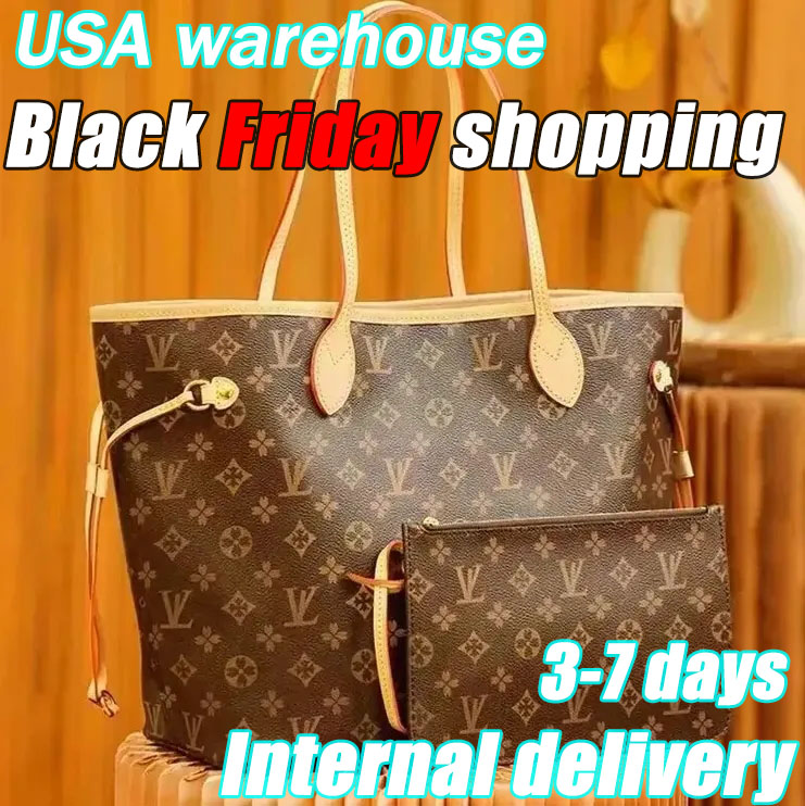 USA warehouse designer handbag classic fashion leisure shopping bag travel large-capacity shoulder bag luxury handbag thick bottom high-quality brand bag