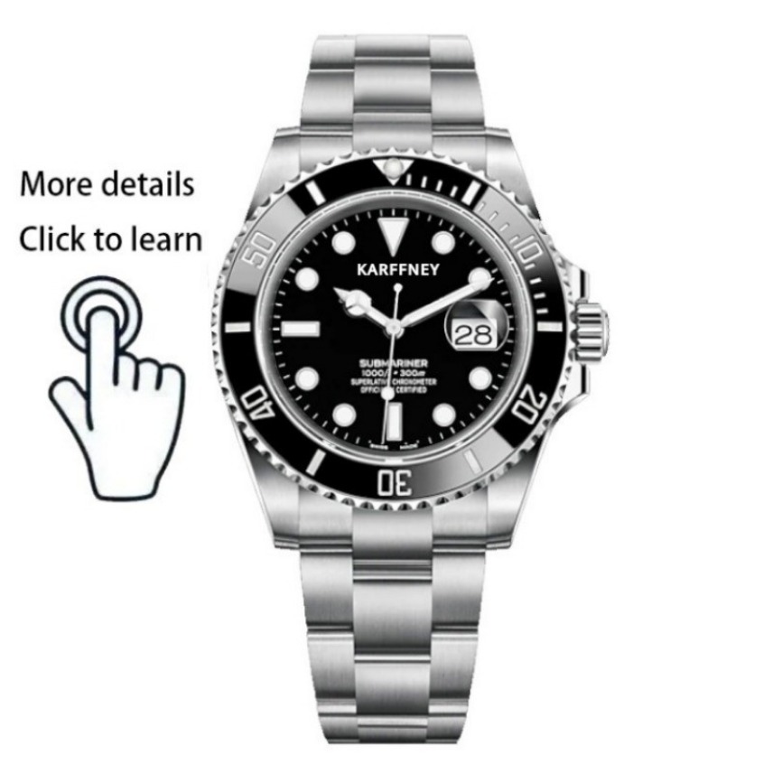 Karffney Fashion Men Watch Stainless Steel Calendar Casual Business Quartz Wristwatch