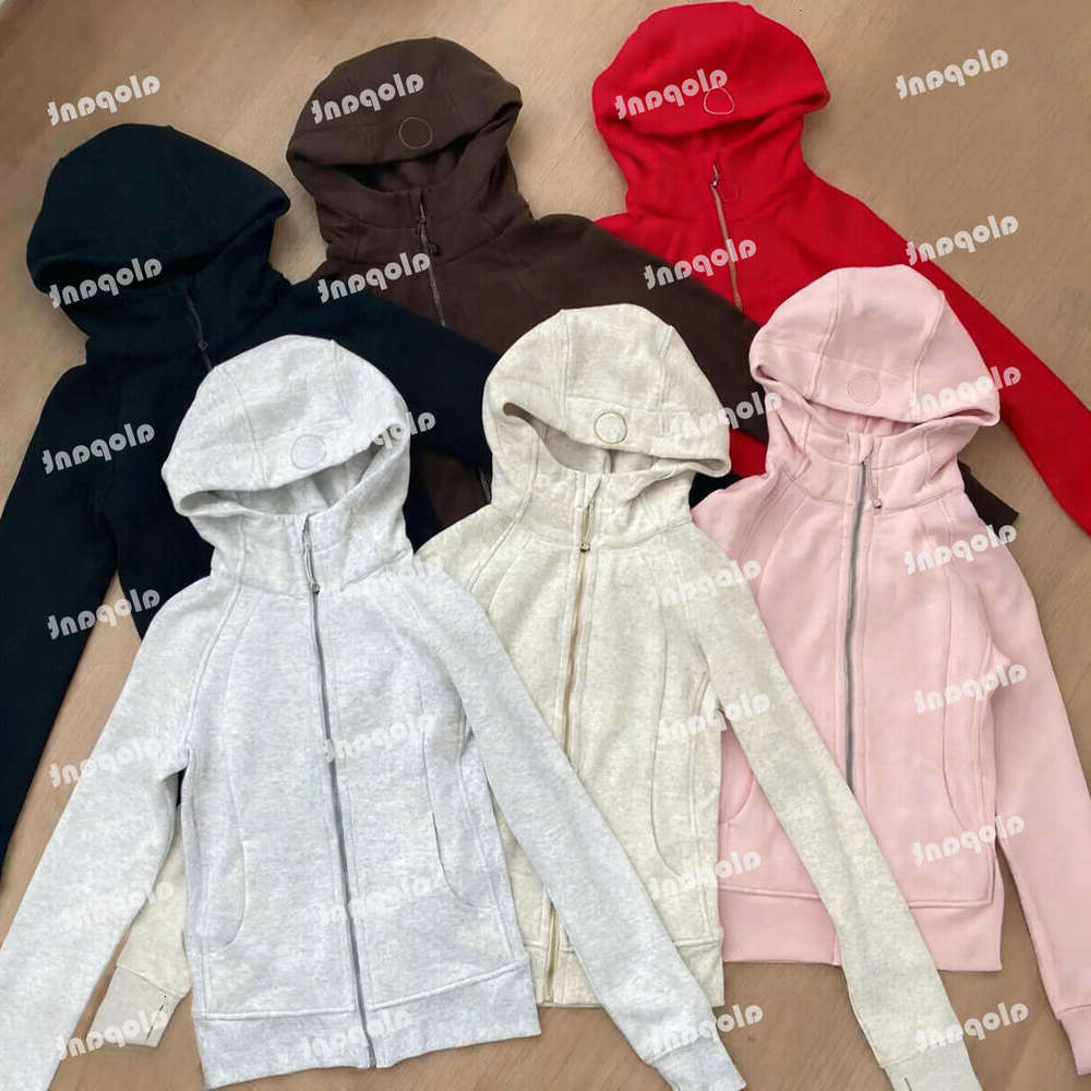 Black Friday Full gold Zip scuba Hoodie Women Yoga Luluity Lemonics Pants Sportswear Luluity Lemonics sets Sweatshirt Sports jacket Luluity Lemonics jackets