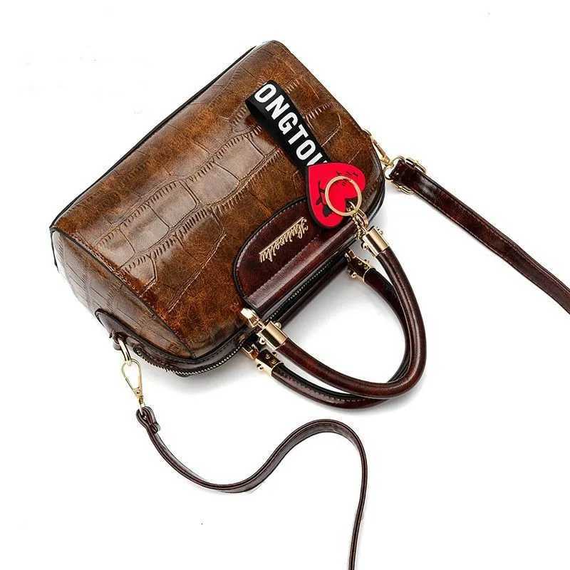 Luxury Design Handbag Shoulder Bag Top Quality PU Leather Women Handbags Crocodile Tote Bag Fashion Female Crossbody Bags PurseT251122