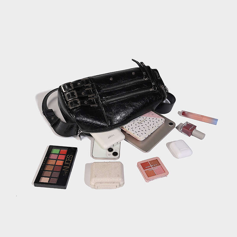 Designer Women's Bags Designer Small Luxury Willow Nail Pillow With Wide Shoulder Strap And Underarm New Motorcycle Trendy Crossbody Bag