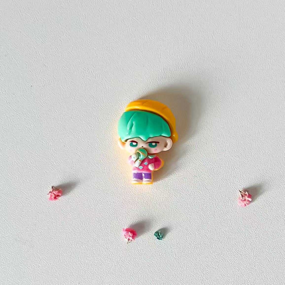 Cartoon Resin Small Card Demon Slayer Daily DIY Accessories Decoration Fridge Magnet Car Accessories Phone Case Keychain J251122