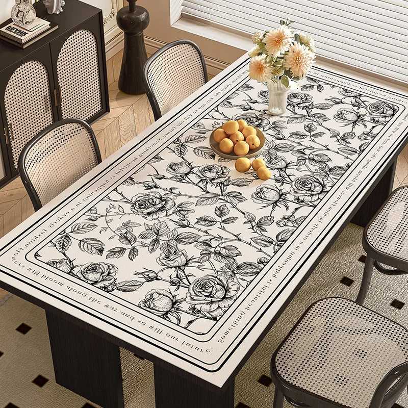 Modern Concise Style PVC Table Mat Waterproof Oil Proof Anti Scalding Fashion Table Decoration And Accessories Customization C251122