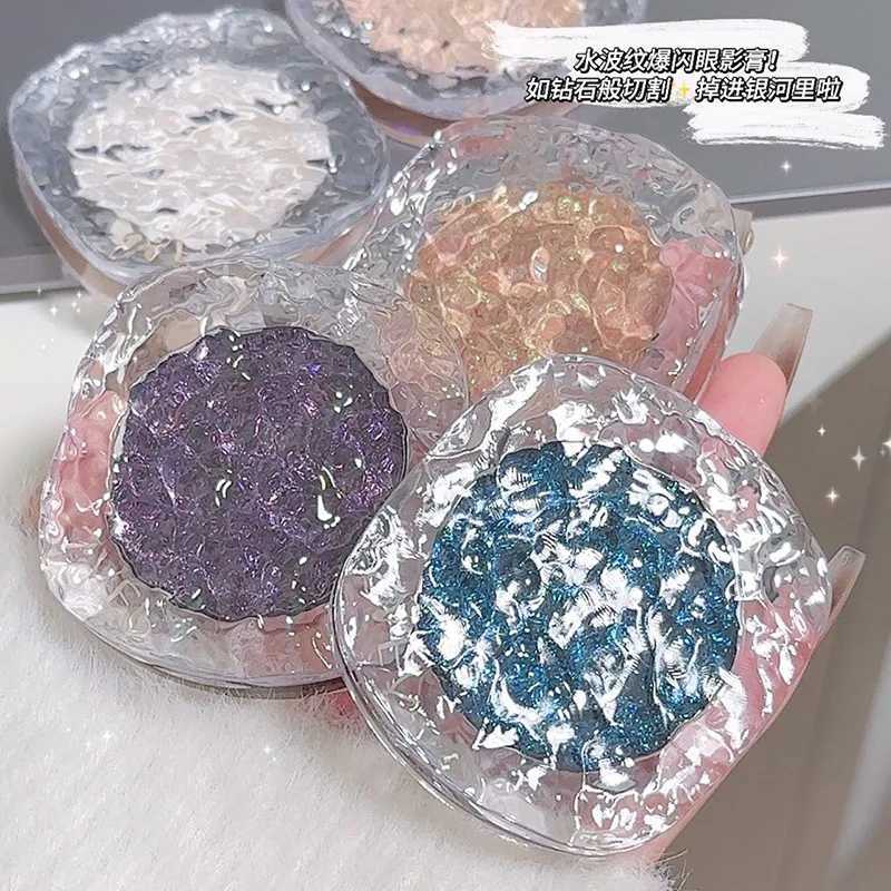 ZVEV monochrome flash eye shadow plate is delicate clear shiny pearly broken diamond color eye shadow creamT251122