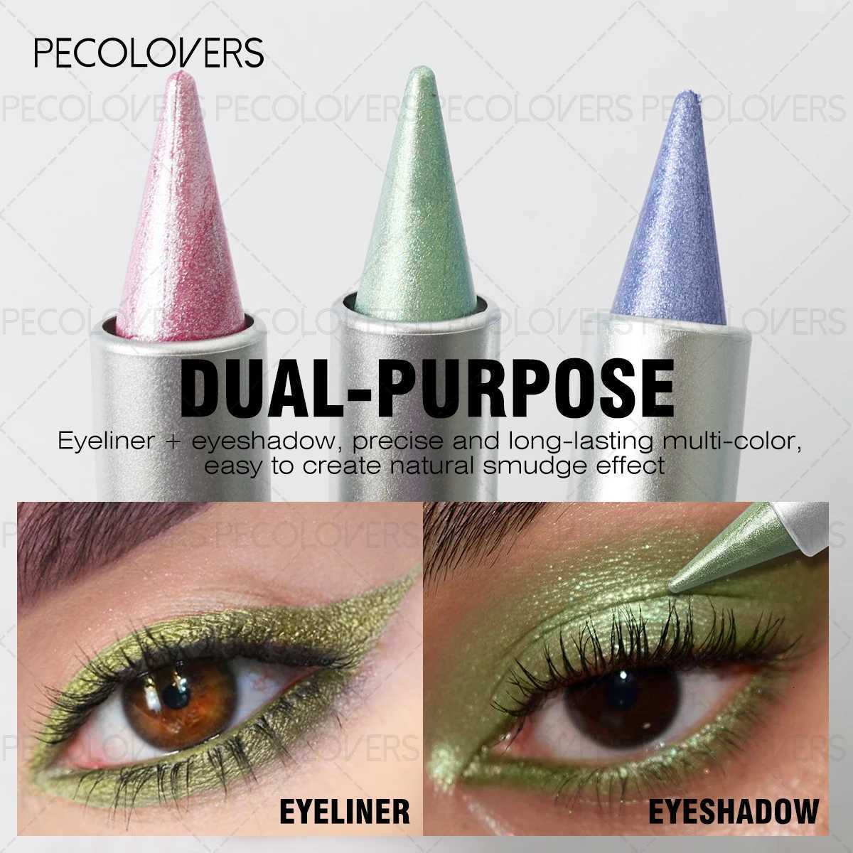 Sparkle Grey Eyeshadow PencilLong-Lasting Waterproof Eye MakeupEyeshadow StickHalloween MakeupT251122