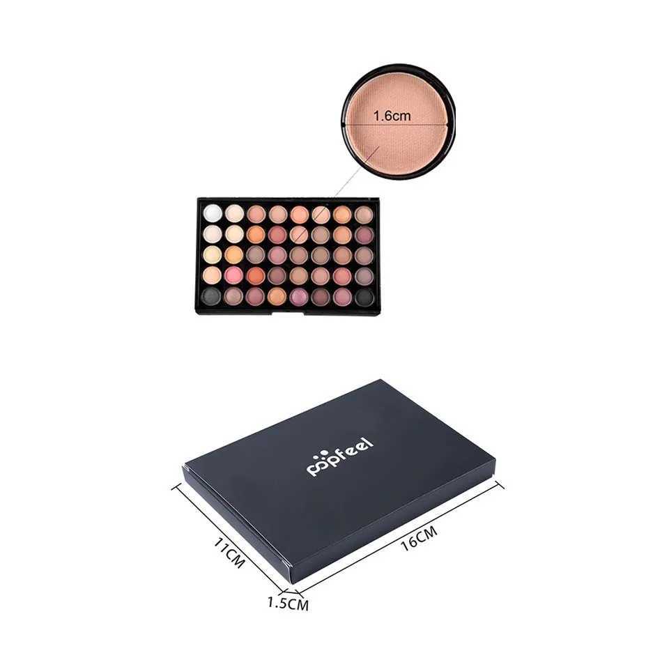 40 Color Matte Pearl Light Earth Color Eyeshadow Palette Color Display Durable Easy Makeup Waterproof Anti - SmudgingT251122