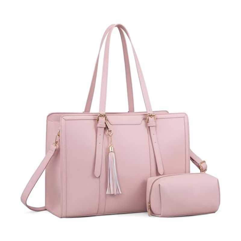 New Fashion Handbag Laptop Shoulder Bag Leather Computer Bag with HandbagC250423