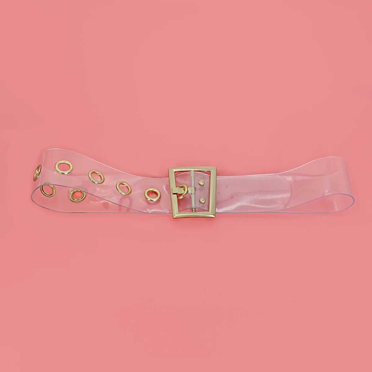 Designer White Clear Belts For Women High Quality PVC Transparent Punk Corset Belt Female Waist Cummerbunds 6cm wide Strap J251122