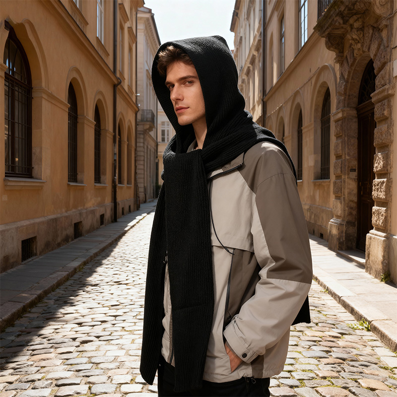 Black scarf for man 100% cotton women custom cashmere designer scarf plaid letter printed scarves soft touch warm wraps With tags autumn winter knitte