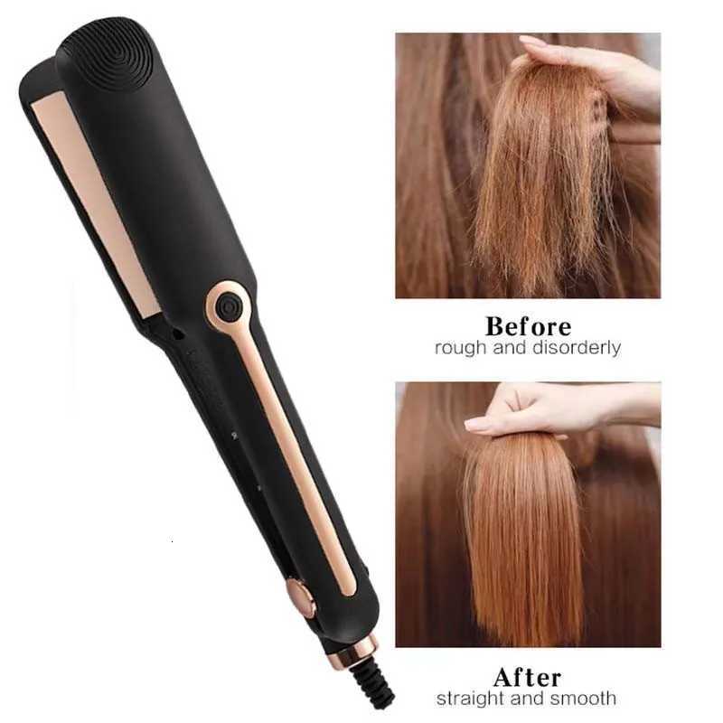 Hair Straightener Professional Ceramic Flat Iron Negative Ion Wide Plate Multiple Temperature Adjustable Straightening IronT251122