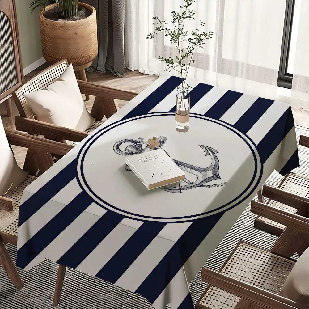Boat Themed Polyester Tablecloths Cute Designs For Home Kitchens Dining Rooms Patios Tablecloth Decoration C251122