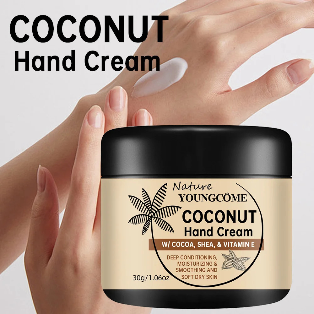 30g60g Anti Hand Cream Crack Coconut Oil Drying Repair Serum Fade Fine Lines Exfoliating Moisturizing Skin Care 251103