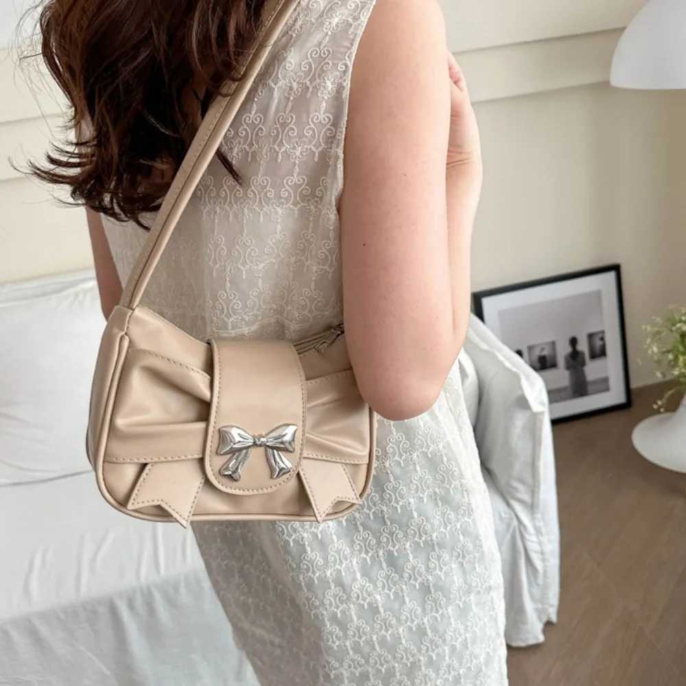 Fashion bow shoulder bag handbag casual underwear bag daily commuting bag PU leather womens banquet bag business womens bag Z250421-1