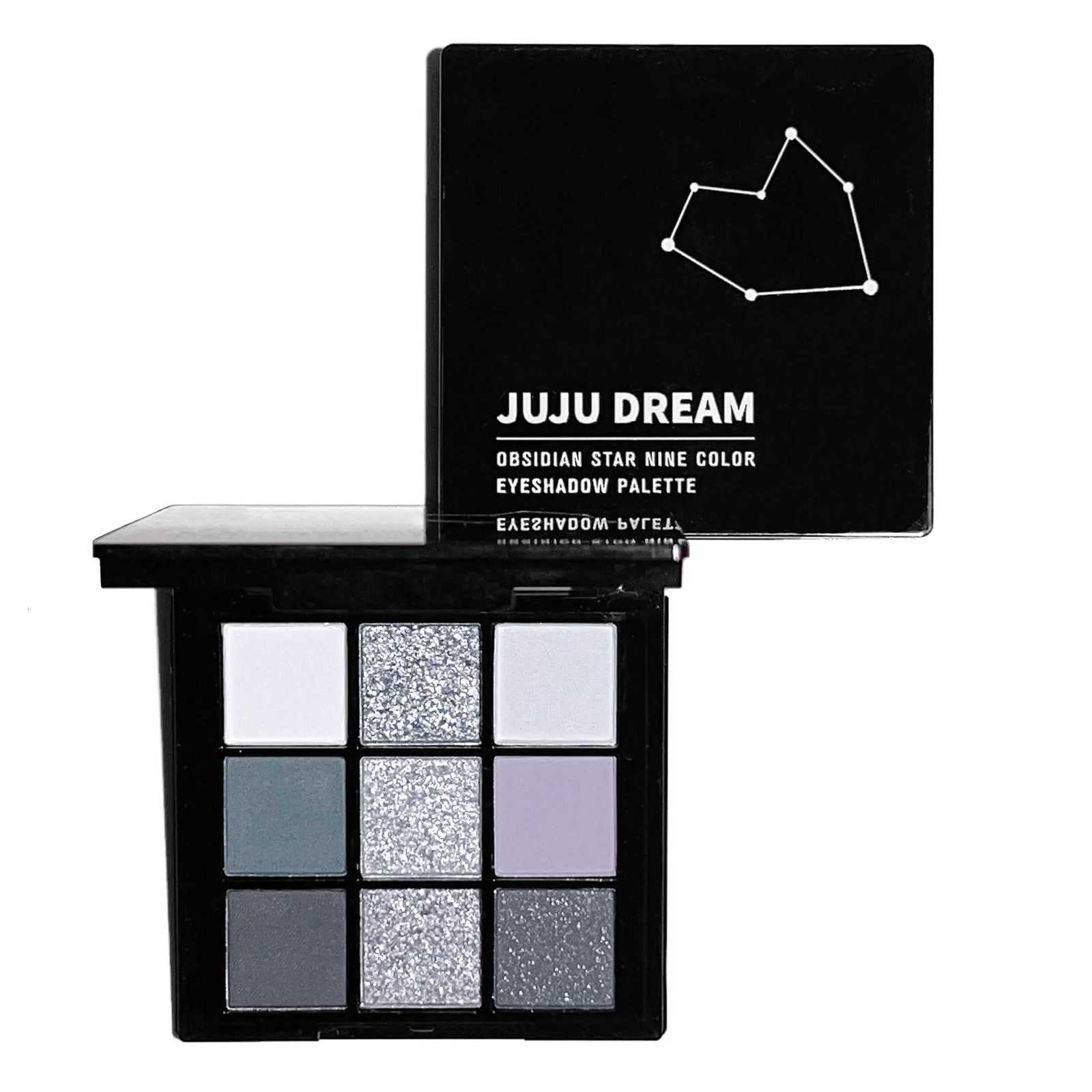 Black light star nine-color eye shadow plate Smoky makeup dark black dark cement plate cross-borderT251122