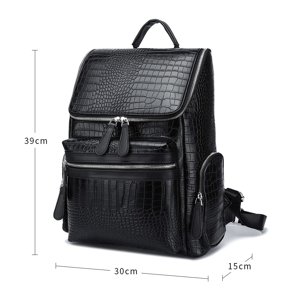 New Style Of Large Capacity Plaid Classic Leisure Backpack Fashion All Male Computer Package Tide College Students Book 2025