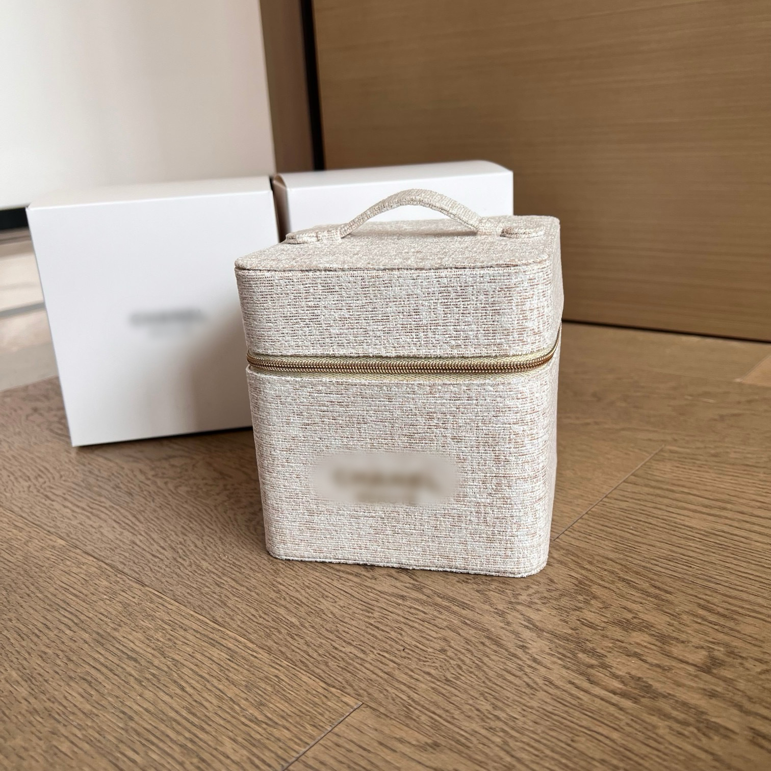 Designer Makeup Bag Limited Edition Blue Platinum Collection Giveaway Cosmetic Bag Cosmetic Case Tote Bag Storage Bag