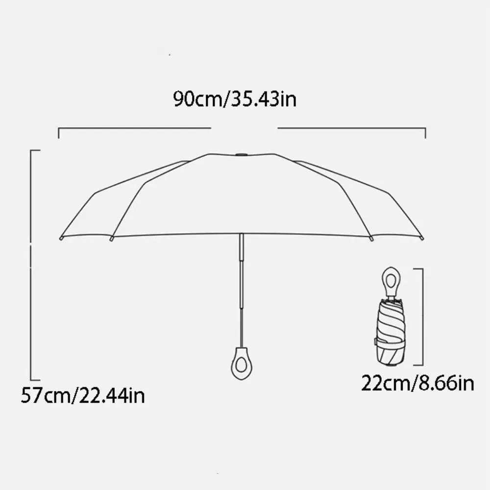Mini Sun Umbrella Small Pocket Rain Travel Umbrella Vinyl Folding Umbrella UV Protection Sun Shade Pocket ParasolM251122