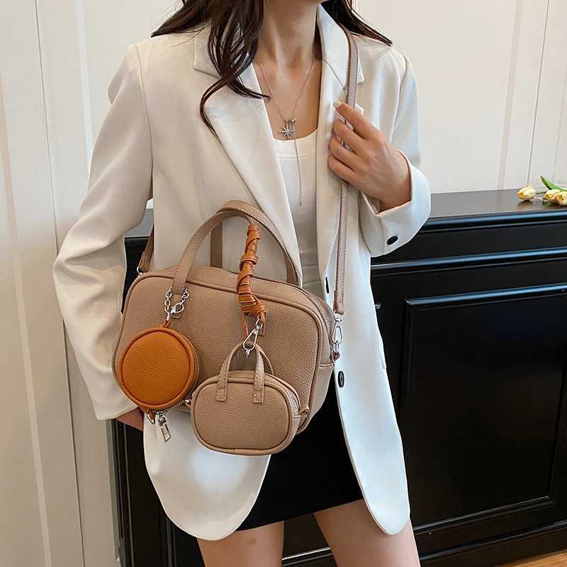 Retro Boston Mother-In-Law Bag for Women 2025 New Autum Single Shoulder Crossbody Bag High-Quality Handbag Armpit BagT251122