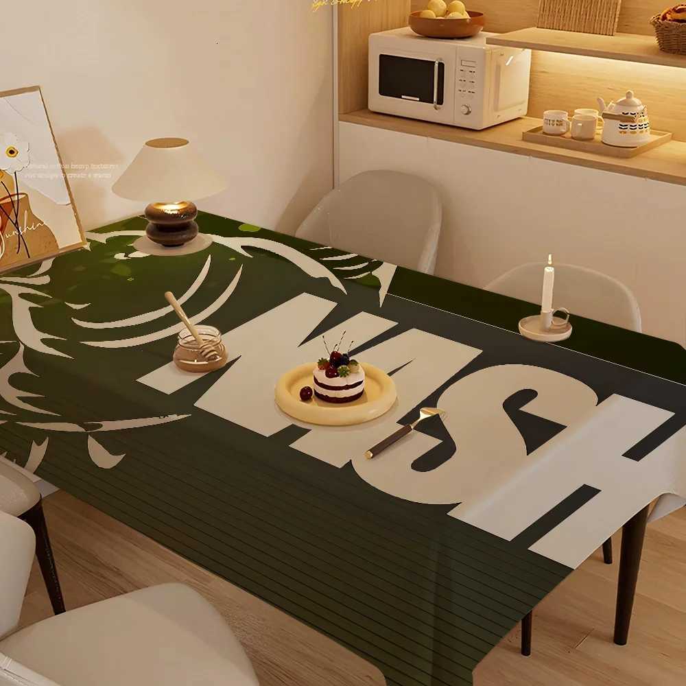 Nash Fishing Waterproof And Oil-proof Tablecloth Bedside Table Dustproof Decorative Cloth Living Coffee Tablecloth C251122