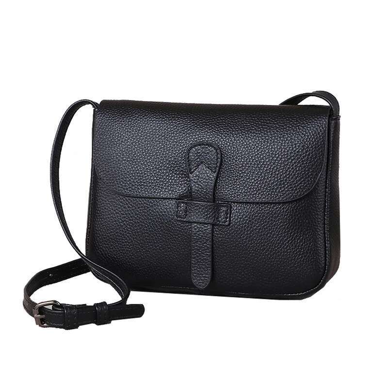 Genuine Leather Flap Crossbody Bags For Women Small Shoulder Messenger Bag Fashion Ladies Purses And Handbags Female Sac A Main Bag