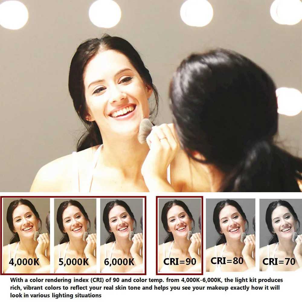 LED makeup fill light 3 colors adjustable brightness USB Power beauty mirror ambient lamp Hollywood Dressing Table Vanity light M251122