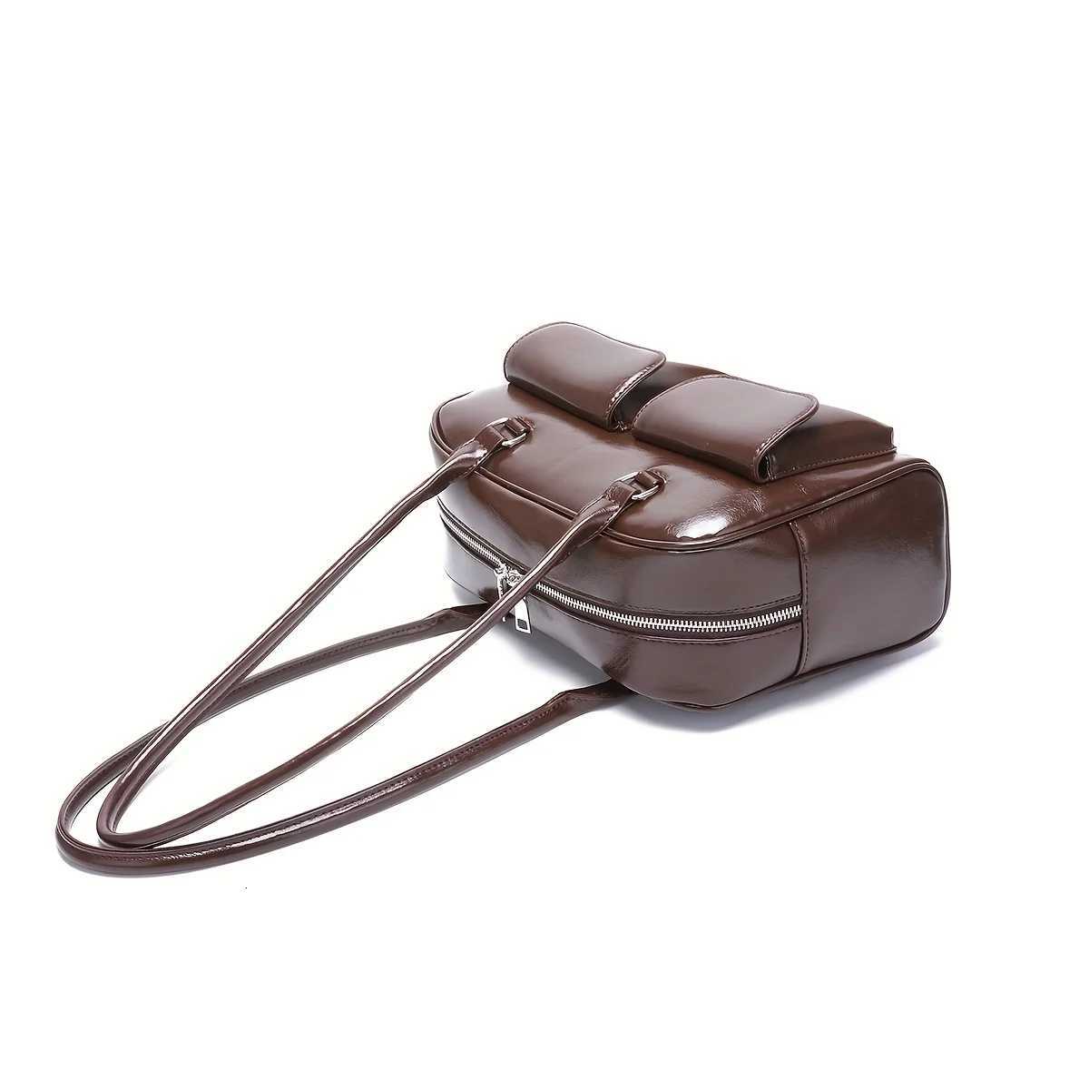 Fashion Armpit Bag High- Value Versatile Handbag Niche Design Women Tote Shoulder Bag Retro Pu Leather Purses and HandbagsT251122