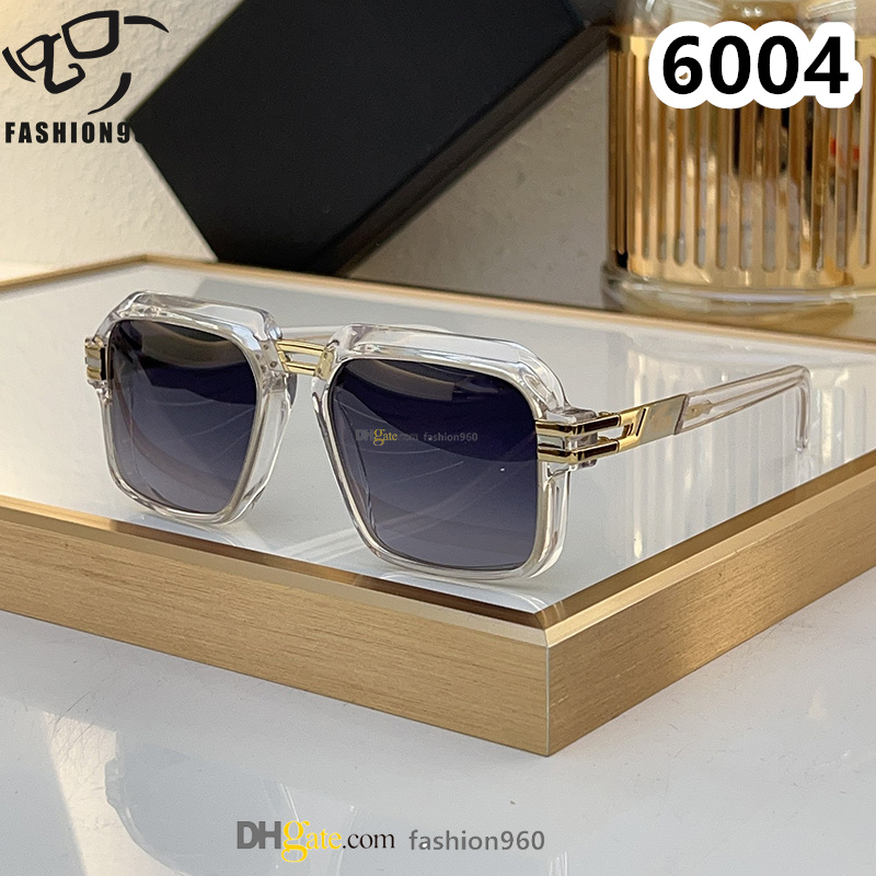New designer mens sunglasses for Women Vintage Retro Full Oversized Frame Designers Big Lenses Sonnenbrillen outdoor Travel Sun Glasses lunette Oculos De Sol 6004