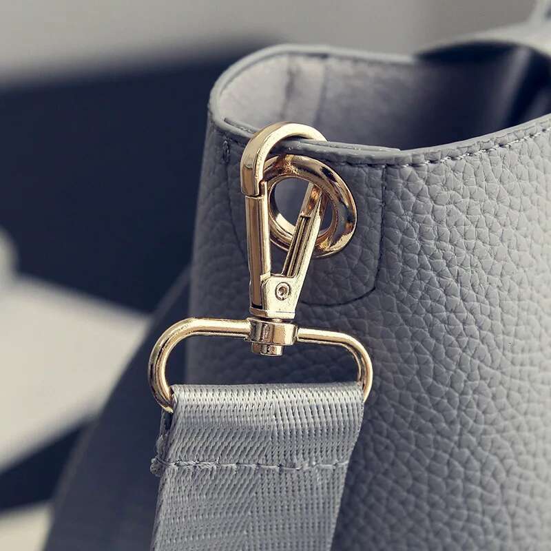 Brand Designer Women Handbag And Purse Large Capacity Colorful Strap Shoulder Bag PU Leather Bucket Crossbody Bags Big Totes Bag