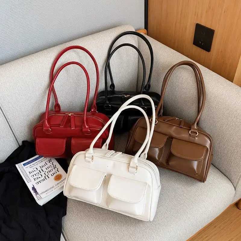 Trendy Womens Handbag Hot Sale Of The Season New Style Versatile Shoulder Bag Square Shape Soft Polyester Lining Zipper ClosureT251122