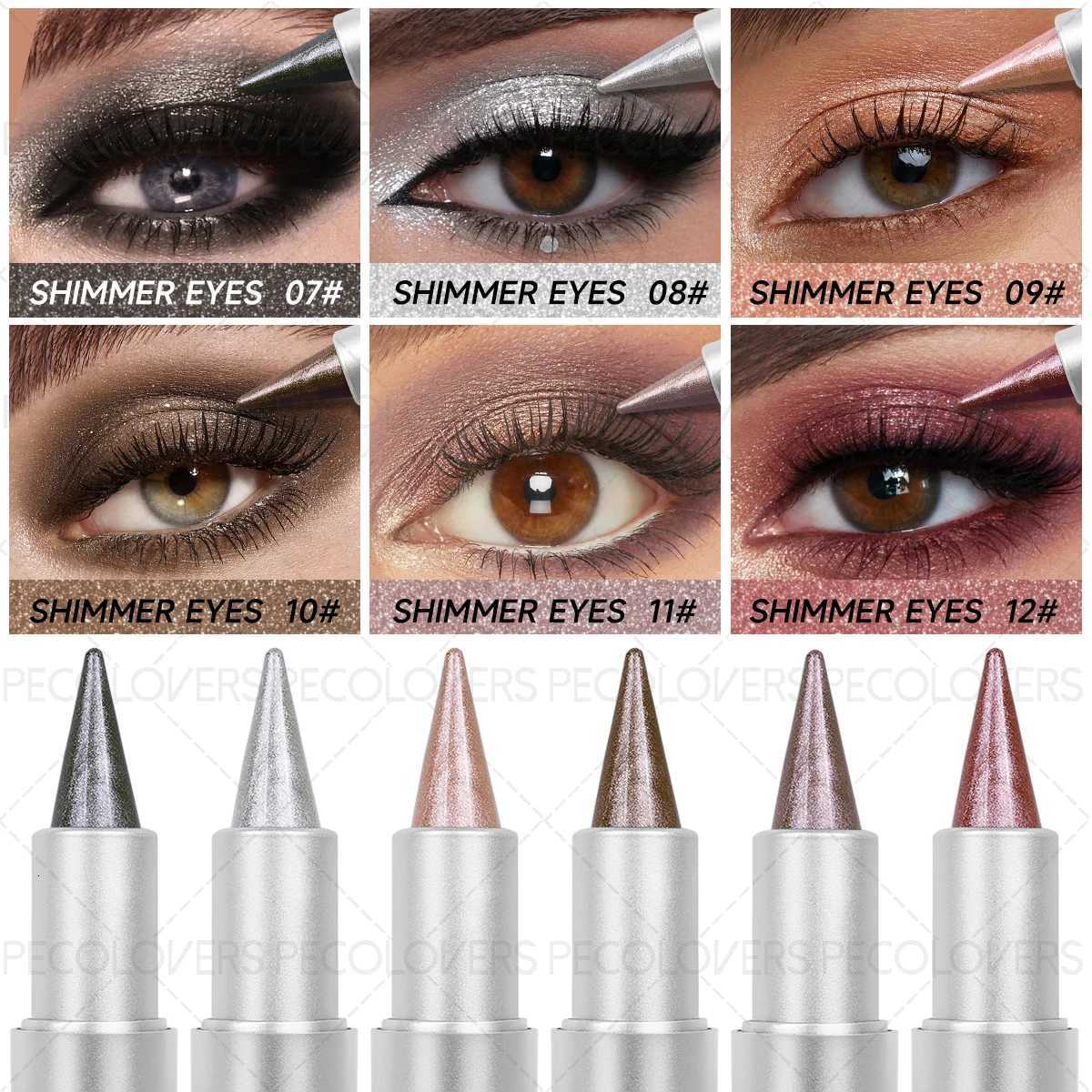 Sparkle Grey Eyeshadow PencilLong-Lasting Waterproof Eye MakeupEyeshadow StickHalloween MakeupT251122