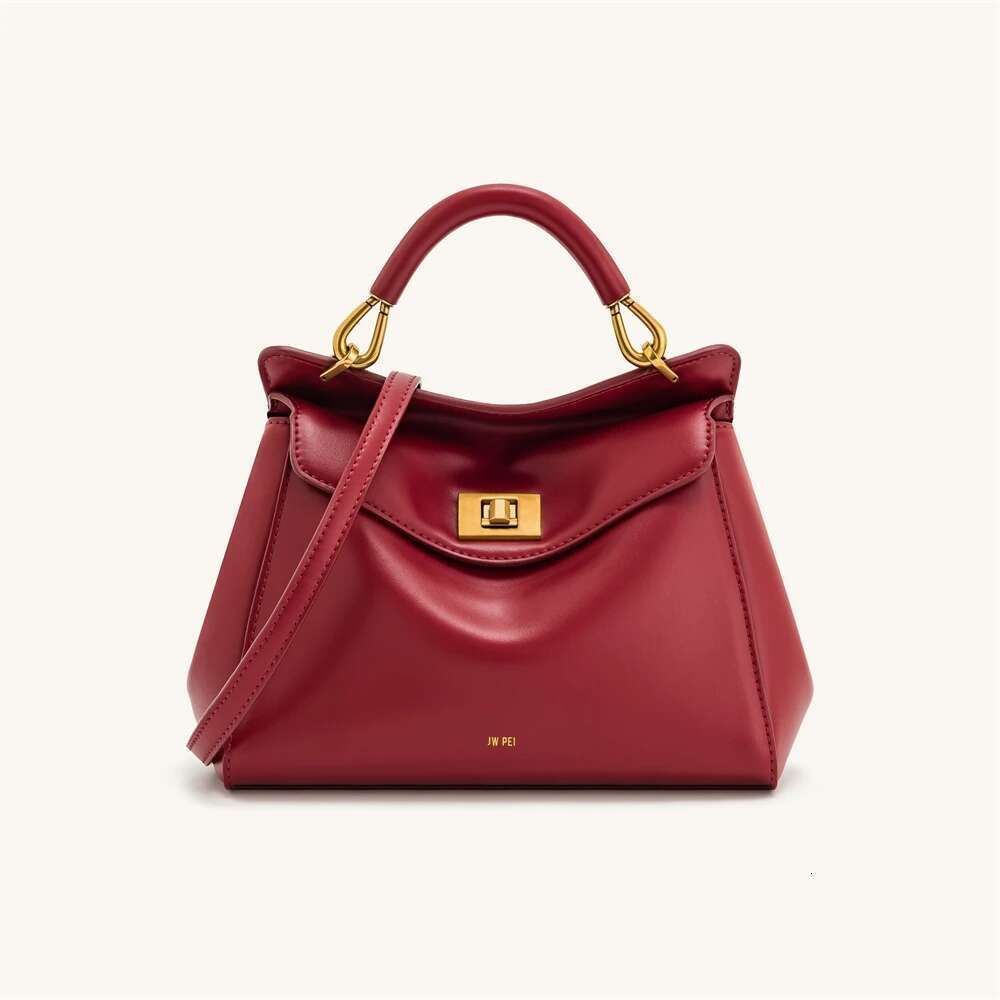JW PEI Handbag Female New Lucia Lock Buckle Shoulder Crossbody Senior Sense Of Light Waist Bag Bag