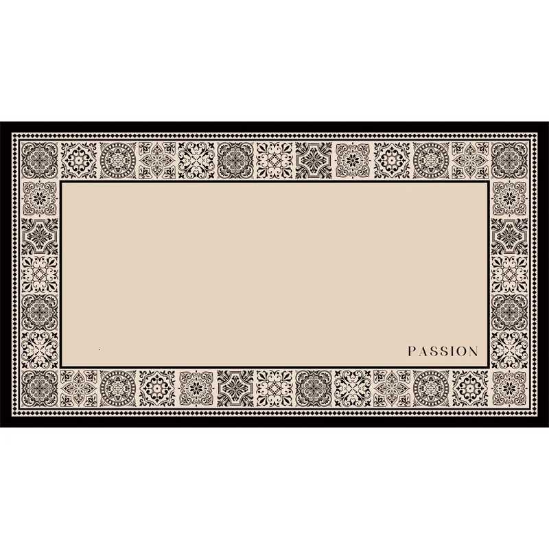 Retro Leather Dining Table Mat New Light Luxury Home Table Decoration And Accessories No-Clean Waterproof And Oil Customization C251122