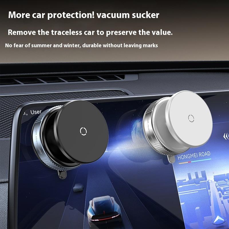 Multifunctional vacuum magnetic mobile phone bracket, suction panel dashboard bracket, lazy wall rotating bracket