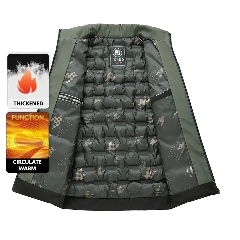 Top Grade Mens Winter Short Parka Jacket Windbreaker Coats Bubble Puffer 2025 Casual Fashion Quilted Outerwear 251104