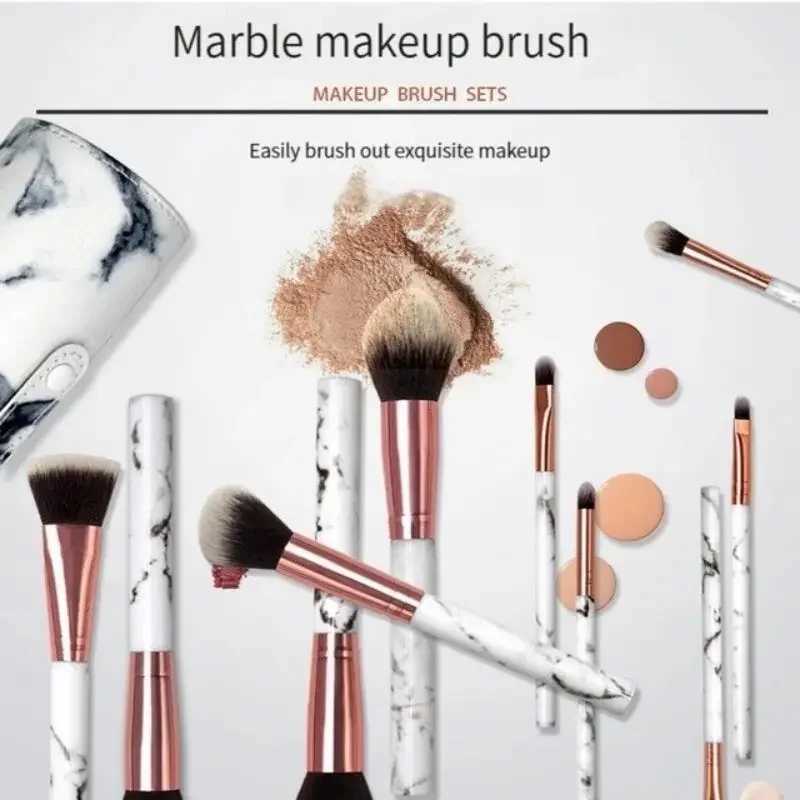 10pcs Set Makeup Brushes Tool Set Cosmetic Powder Eye Shadow Foundation Blush Blending Beauty Maquiagem Beauty Kit for Party C251122