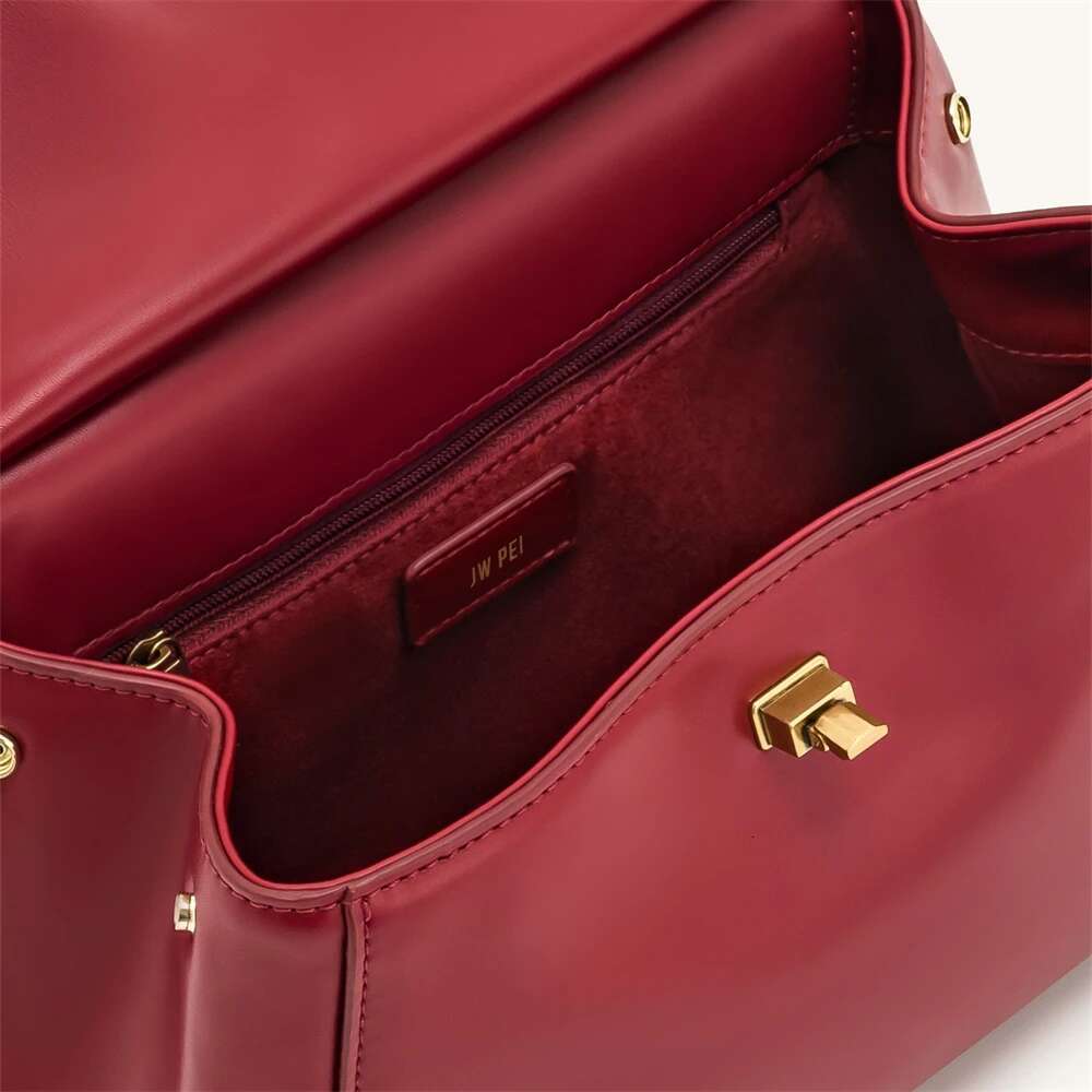 JW PEI Handbag Female New Lucia Lock Buckle Shoulder Crossbody Senior Sense Of Light Waist Bag Bag